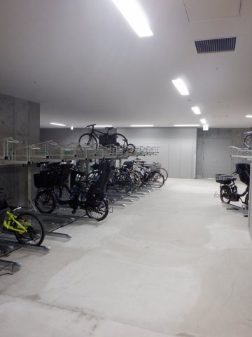 パークタワー勝どきサウスの駐輪場