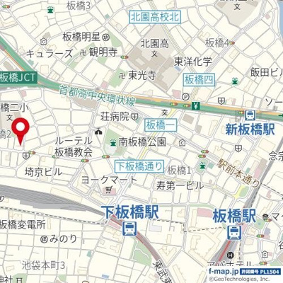 【地図】 | 日神パレス板橋