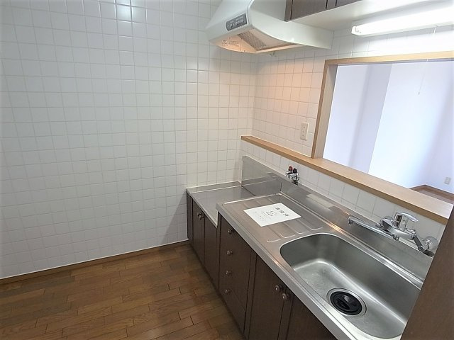 神戸市兵庫区荒田町３丁目の賃貸マンションのキッチン|ガスコンロ設置可能なキッチン完備