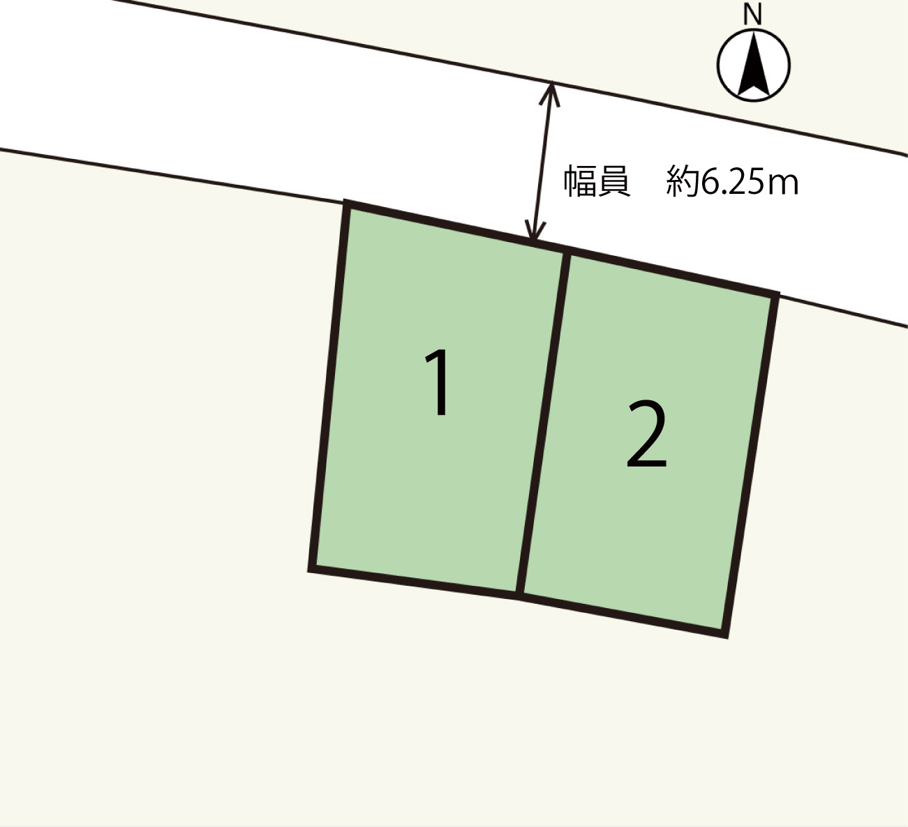 広島市西区井口４丁目　土地(全2区画)