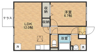 【間取り】 | コーポソレイユ