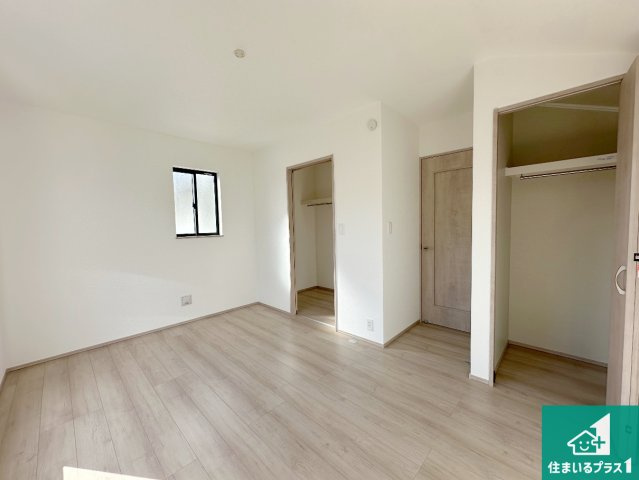 神戸市西区樫野台　新築一戸建ての洋室|シンプルな洋室は、自分好みのインテリアが楽しめます♪ご家族とインテリアや家具を選びに行くのは新築購入時の醍醐味の一つです。ぜひお楽しみください♪