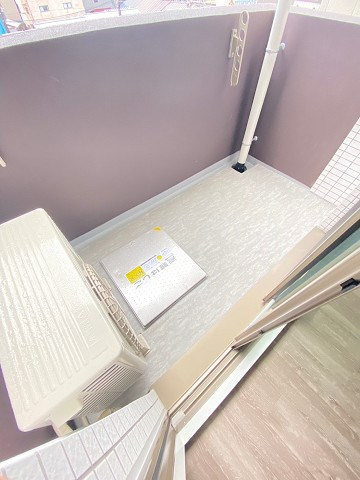 アバンドール甲子園口のバルコニー