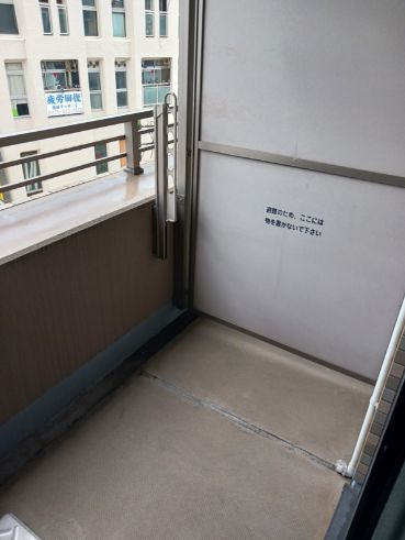 SKコートⅣのバルコニー