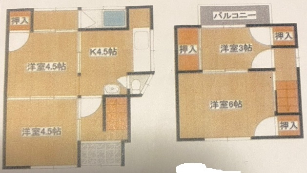 【間取り】 | 山田北山田町貸家