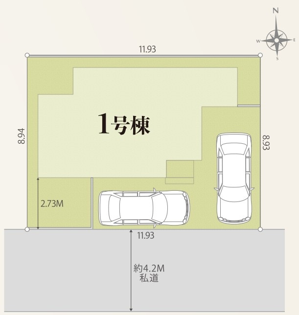 所沢下安松第2期　新築戸建　リナージュの区画図