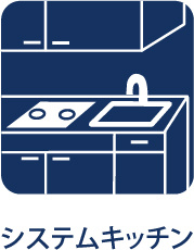 ~福生熊川　3区画~Newly built houseのキッチン|【Happy circle Kitchen】
◆団欒キッチン◆対面のキッチンからは家族の団欒が飛び交い明るい陽射しを浴びながらの朝食はまるでドラマのワンシーンみたい。