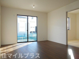 【居間・リビング】 | 須賀川市森宿新築一戸建て6棟 | 使いやすいリビングです