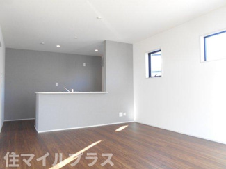 【居間・リビング】 | 須賀川市森宿新築一戸建て6棟 | こちらの居間で趣味の時間をお楽しみください