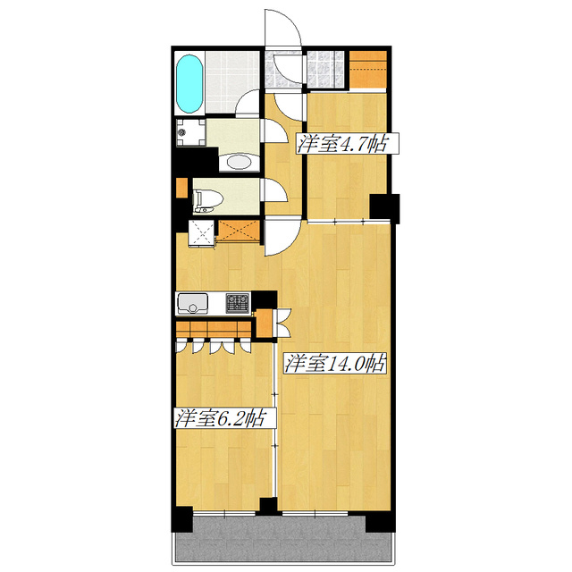 パークアクシス駒込ＨＩＬＬＴＯＰの間取り