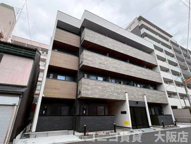 大阪市城東区東中浜９丁目の賃貸マンションの外観