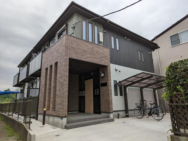 川崎市多摩区布田のアパートの外観