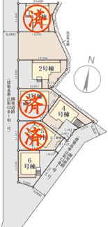 【区画図】 | 須賀川市森宿新築一戸建て6棟