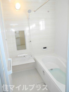 【浴室】 | 須賀川市森宿新築一戸建て6棟 | 落ち着いた空間のお風呂です