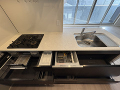 グランアッシュあびこvertのキッチン