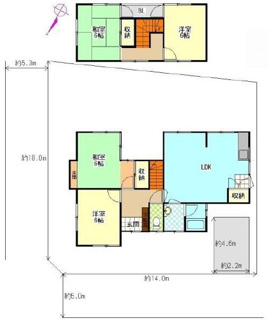 【間取り】 | 宇陀市榛原天満台西　中古戸建
