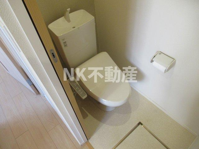 【トイレ】 | メゾンひかり（枚岡賃貸） | 落ち着いたトイレです