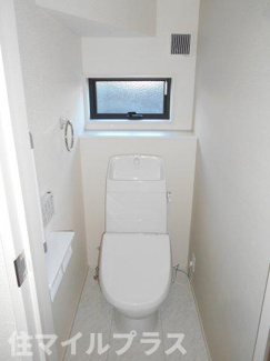 【トイレ】 | 須賀川市森宿新築一戸建て6棟 | コンパクトで使いやすいトイレです