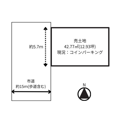 大阪市城東区野江1丁目の区画図