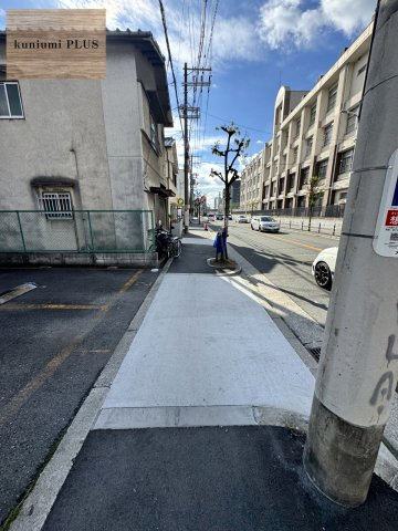 大阪市城東区野江1丁目の前面道路含む現地写真