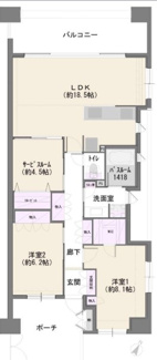 【間取り】 | グランスイートブルーベイサイドレジデンス