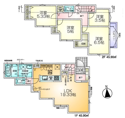 調布市深大寺南町５丁目 京王線 つつじヶ丘駅 新築戸建