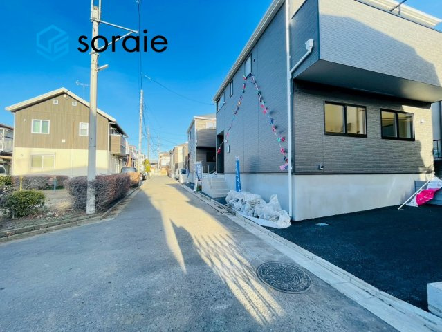 入間市小谷田第30全2棟　新築戸建　クレイドルガーデンの前面道路含む現地写真|1/31　撮影