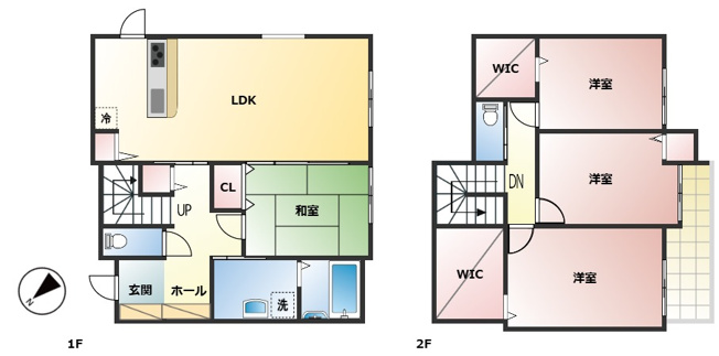 【間取り】 | 鹿沼市晃望台【グランディハウス施工】　4SSLDK