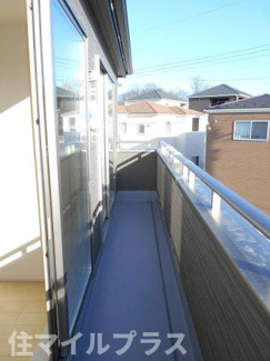 【バルコニー】 | 須賀川市森宿新築一戸建て6棟 | 外からの目が気にならないバルコニーで洗濯物が干せます