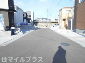 【前面道路含む現地写真】 | 須賀川市森宿新築一戸建て6棟 | 前面道路含む現地写真です
