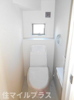 【トイレ】 | 須賀川市森宿新築一戸建て6棟 | 落ち着いたトイレです
