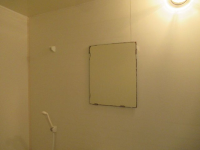 【浴室】 | 大宝枚岡グリーンヒルズ（枚岡賃貸） | お風呂に鏡があります