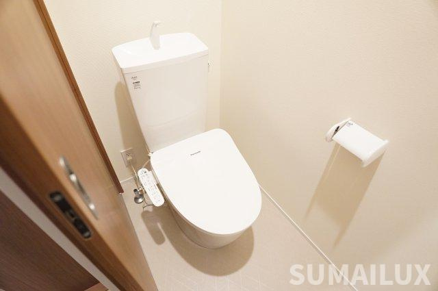 菊池郡菊陽町大字原水のアパートのトイレ
