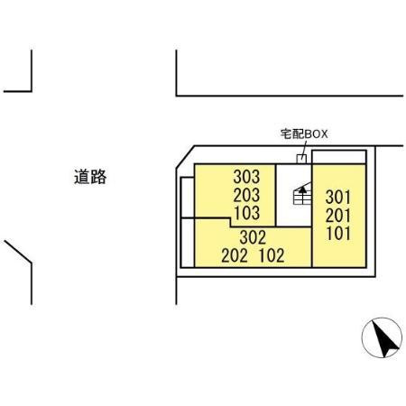 リバービレッジの区画図