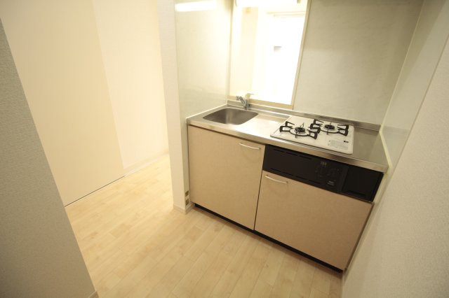 ドムスソラリスのキッチン|2口ガスコンロとなってます♪
