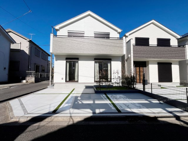 祝　成約済み　八王子市　大和田町5丁目　新築戸建ての外観|～仲介手数料無料☆八王子ひなた不動産～　八王子市大和田町　新築戸建て