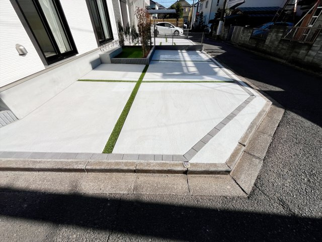 祝　成約済み　八王子市　大和田町5丁目　新築戸建ての駐車場|～仲介手数料無料☆八王子ひなた不動産～　八王子市大和田町　新築戸建て