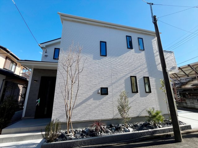 祝　成約済み　八王子市　大和田町5丁目　新築戸建ての外観|～仲介手数料無料☆八王子ひなた不動産～　八王子市大和田町　新築戸建て