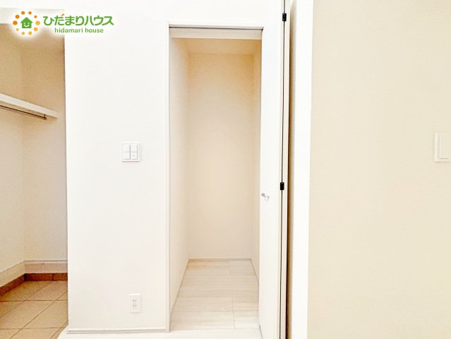【収納】 | 水戸市千波町4期　新築戸建　１号棟 | タオルや肌着類などの収納に便利です！！