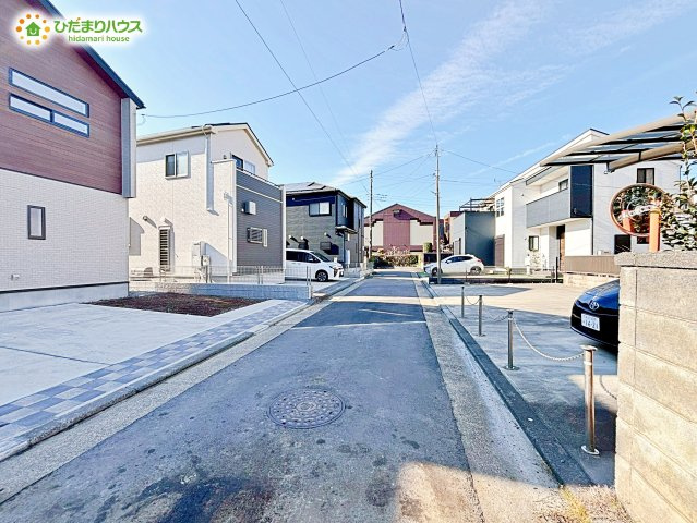 【前面道路含む現地写真】 | 水戸市千波町4期　新築戸建　１号棟 | 閑静な住宅地で叶える静かな暮らし(^^)/