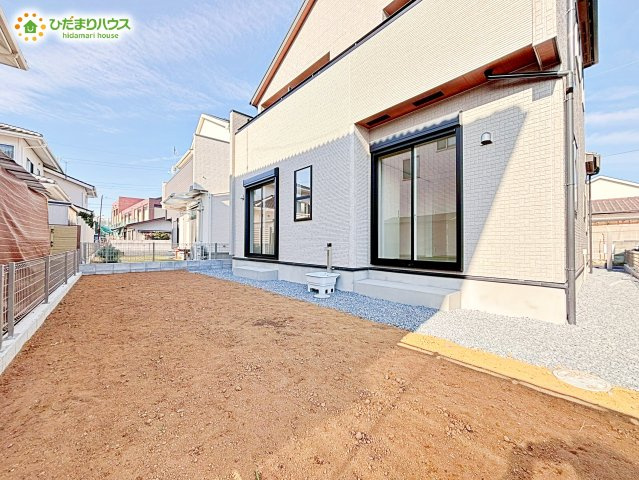 【庭】 | 水戸市千波町4期　新築戸建　１号棟 | お庭に緑を増やすと空間温度を下げることができるので、家に入り込む風も涼しくなります。