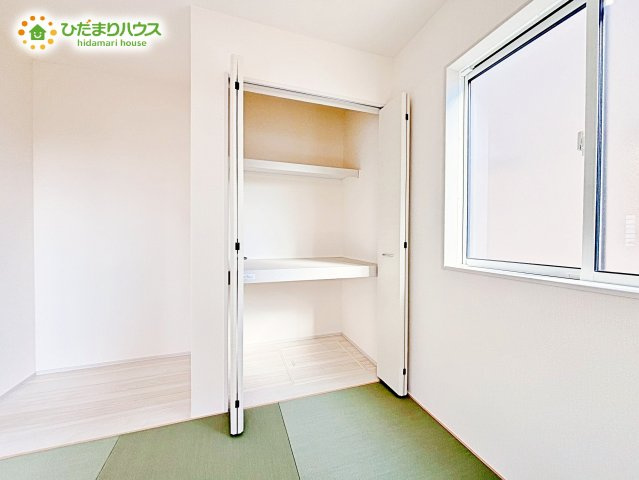 【収納】 | 水戸市千波町4期　新築戸建　１号棟 | 奥行きが広い収納スペースなので、お布団も楽々しまえますね！！