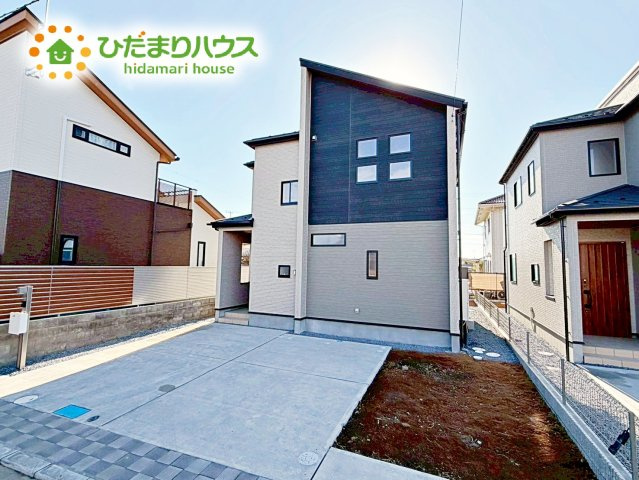 【外観】 | 水戸市千波町4期　新築戸建　2号棟 | 資料請求やご案内も即日対応いたします♪同じ施工例の物件見学も可能です！