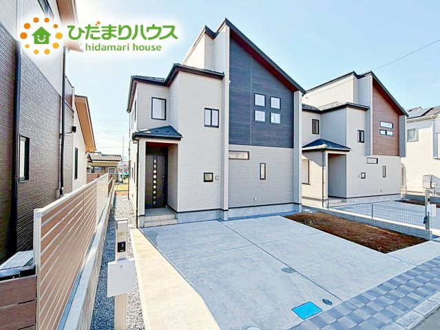 【外観】 | 水戸市千波町4期　新築戸建　2号棟 | 平日・お仕事終わりに少しだけみたい！そんな方も大歓迎です♪お気軽にお問合せください