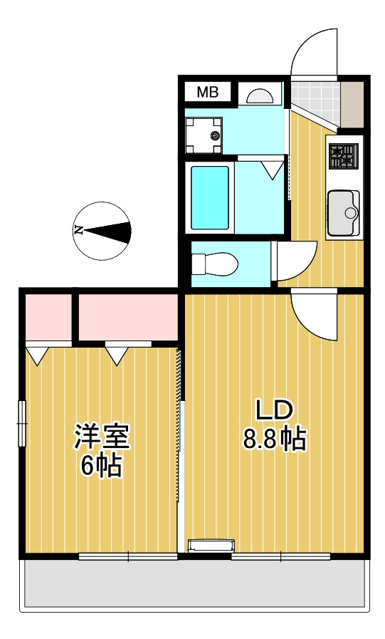 サンリリオの間取り