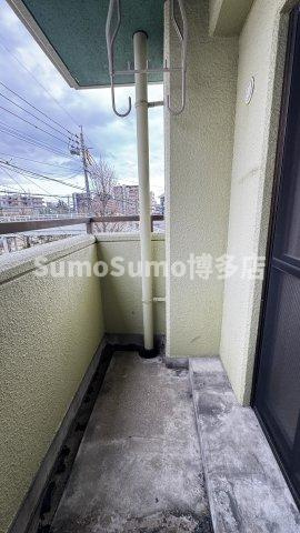 シャンブル筑紫のバルコニー