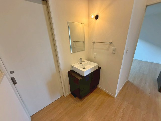 「ミサワホーム施工」中古戸建　千代川町小林植田の洗面所