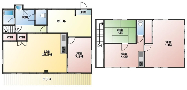 【間取り】 | 中央区壺川１丁目 | ☆建物A　間取り☆