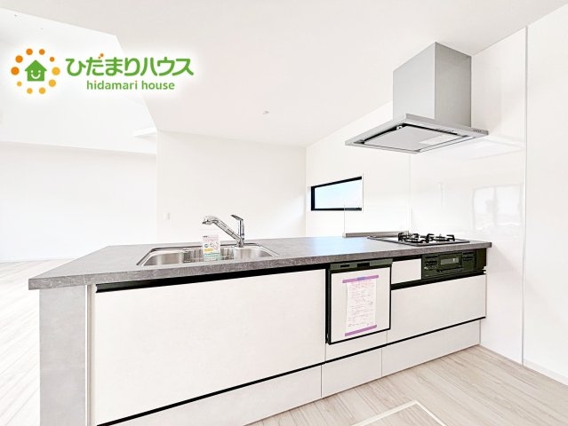 【キッチン】 | 水戸市小吹町1期　新築戸建 | 料理をしながらでも、ご家族との会話を楽しめる対面式キッチン♪