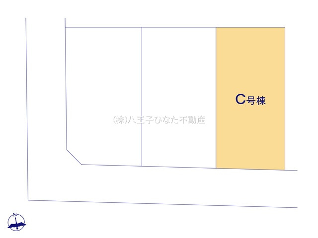 『八王子市新築戸建て』八王子市大和田町5丁目30-26【仲介手数料無料】の区画図|～仲介手数料無料☆八王子ひなた不動産～　八王子市大和田町　新築戸建て